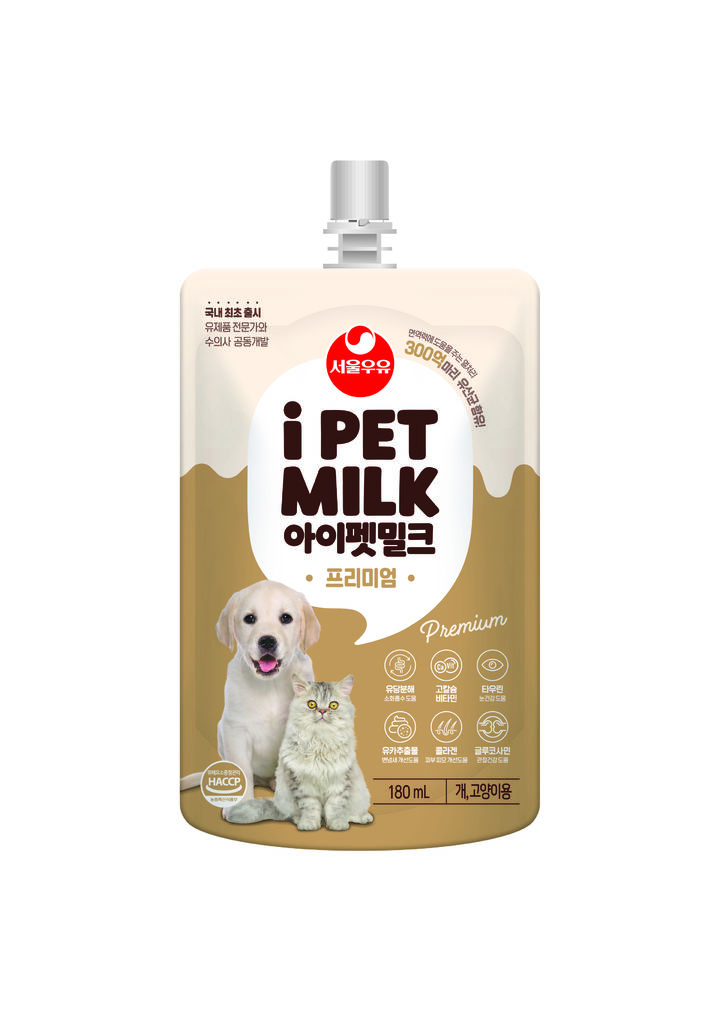 아이펫밀크 프리미엄 제품 모습.(사진=서울우유협동조합 제공) *재판매 및 DB 금지