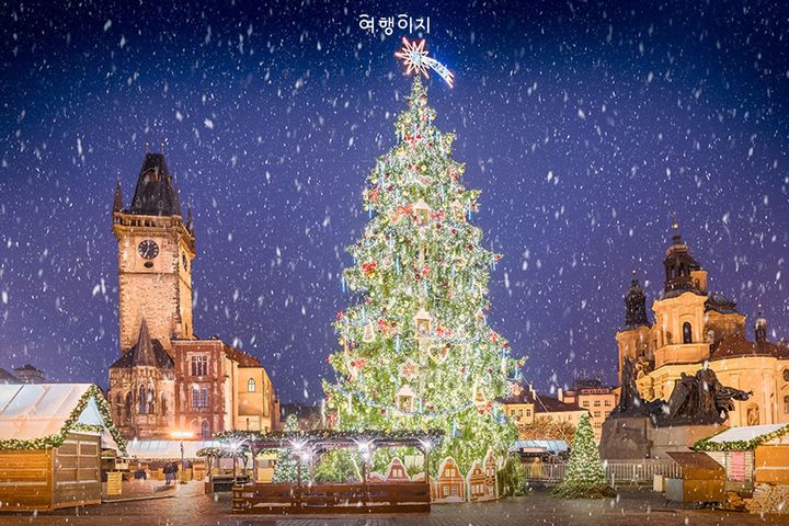 체코 크리스마스 마켓 모습.(사진=교원투어 여행이지 제공) *재판매 및 DB 금지