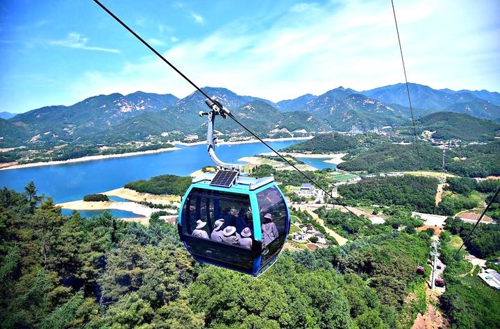 원주 소금산 그랜드밸리 내 조성 예정인 케이블카. *재판매 및 DB 금지