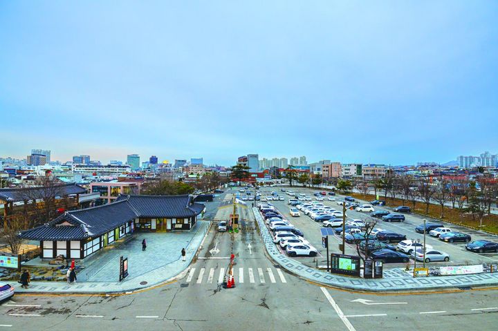 전주한옥마을 제1주차장 전경(전주시 제공) *재판매 및 DB 금지