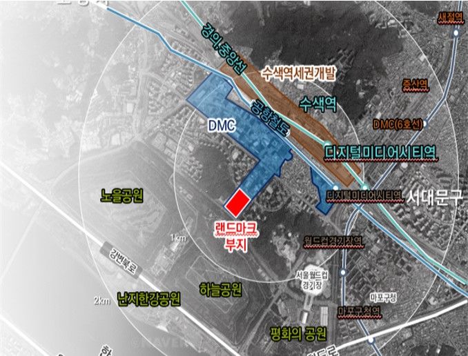 [서울=뉴시스]상암 DMC 랜드마크용지.(사진=서울시 제공) *재판매 및 DB 금지