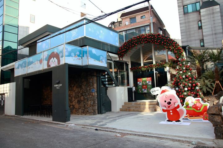 '잔망루피 스노우 빌리지 in 에코제주' 모습.(사진=제주삼다수 제공) *재판매 및 DB 금지