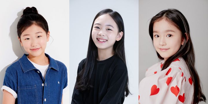 어린이 뮤지컬 '내 마음은 무지' 주인공 '서하얀'역을 맡는 (왼쪽부터) 강단아·최은영·임하윤. (사진=쇼노트 제공) photo@newsis.com *재판매 및 DB 금지