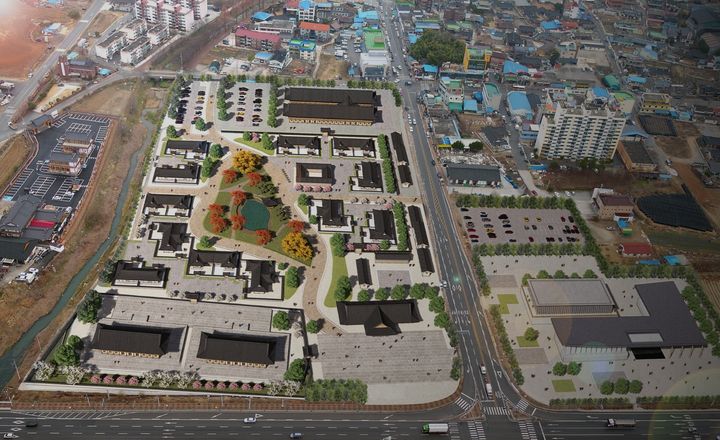 백제왕궁 금마저 역사문화공간 조성 조감도 *재판매 및 DB 금지