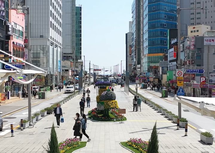 [부산=뉴시스] 해운대 구남로 전경 (사진=해운대구 제공) *재판매 및 DB 금지