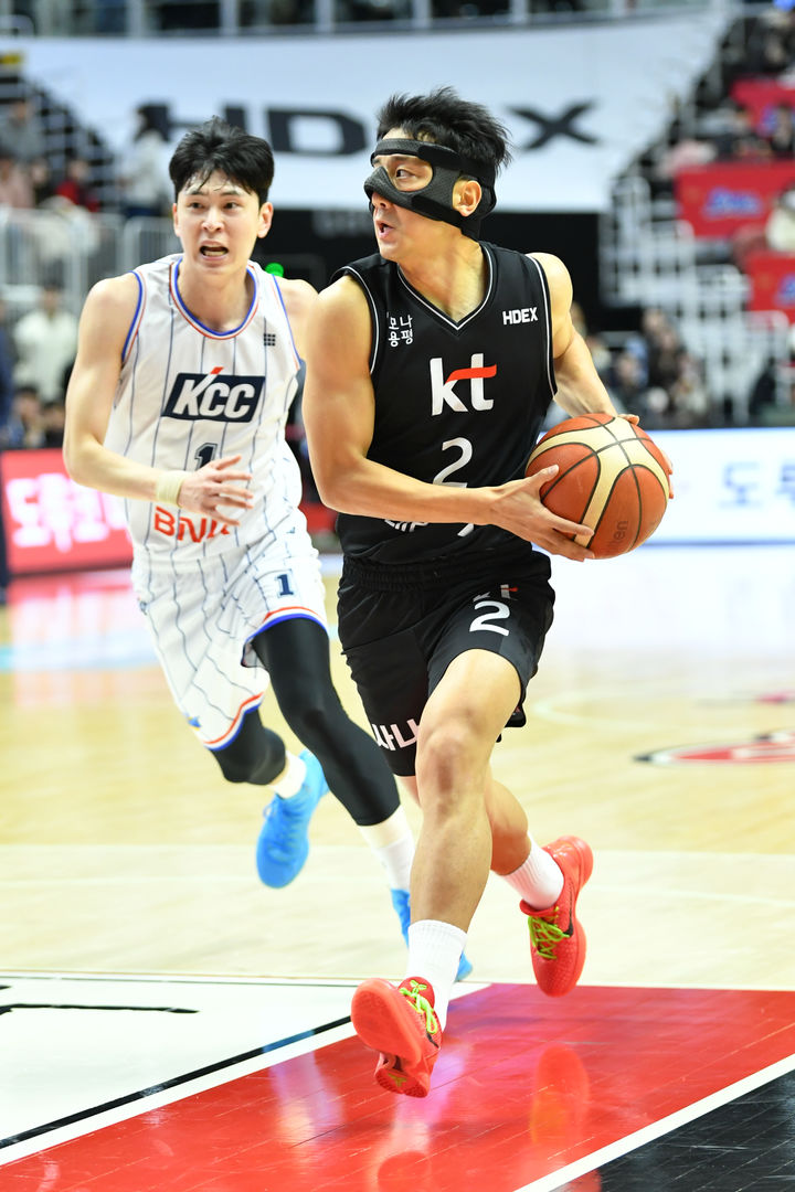 [서울=뉴시스] 프로농구 수원 KT의 허훈. (사진=KBL 제공) *재판매 및 DB 금지