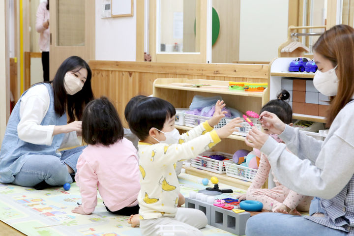 [서울=뉴시스] 직장 어린이집 모습. *재판매 및 DB 금지
