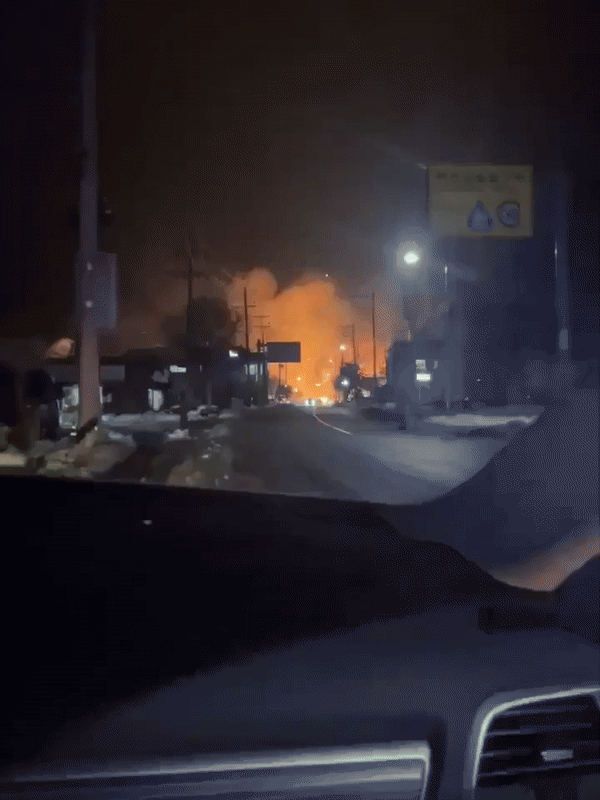 평창 LPG충전소 주변 차량폭발. *재판매 및 DB 금지 *재판매 및 DB 금지