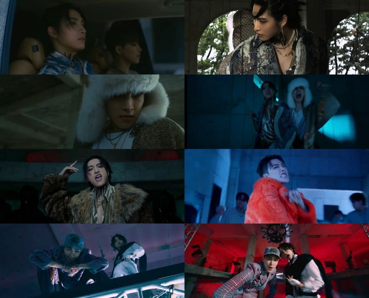 [서울=뉴시스] 그룹 '에이티즈(ATEEZ)' 홍중과 성화의 유닛곡 '맏즈(MATZ)' 뮤직비디오. (사진=KQ엔터테인먼트 제공) 2024.01.03. photo@newsis.com *재판매 및 DB 금지