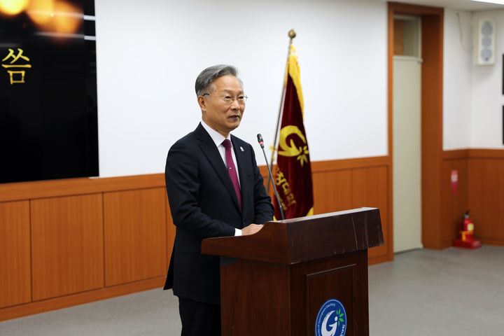 [거창=뉴시스] 거창대학 거창도립거창대 시무식 *재판매 및 DB 금지 *재판매 및 DB 금지