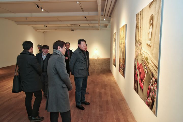 한진섭 '성 김대건 안드레아 신부, 바티칸에 서다' 개인전