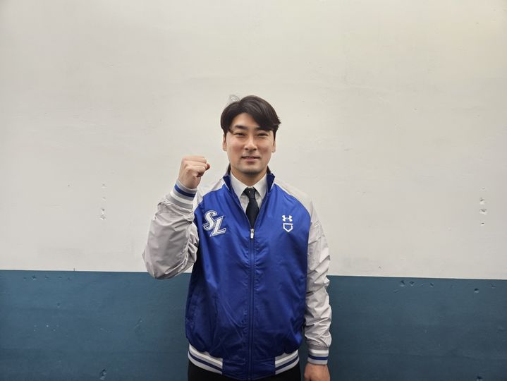 [서울=뉴시스] 삼성 라이온즈와 FA 계약을 맺은 임창민. (사진 = 삼성 라이온즈 제공) *재판매 및 DB 금지