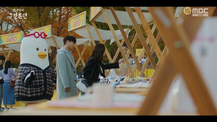 [부산=뉴시스] 부산 캐릭터 '부기'가 MBC 인기드라마 '열녀박씨 계약결혼뎐' 11화에 출연했다.(사진=부산시 제공) *재판매 및 DB 금지