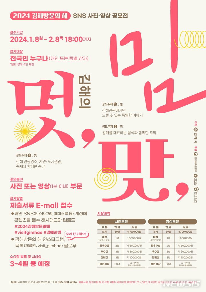 김해시, 사진 영상 공모전