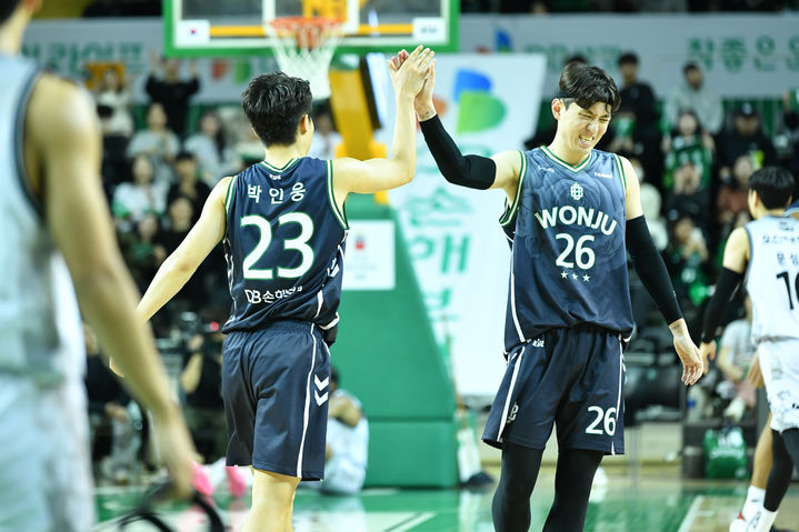 [서울=뉴시스] 프로농구 원주 DB의 박인웅. (사진=KBL 제공) *재판매 및 DB 금지