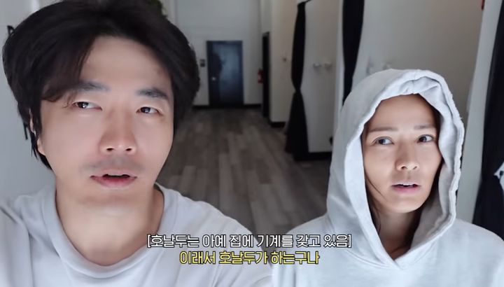 [서울=뉴시스] 권상우(왼쪽), 손태영. (사진=유튜브 채널 'Mrs.뉴저지 손태영' 캡처) 2024.01.09. photo@newsis.com *재판매 및 DB 금지
