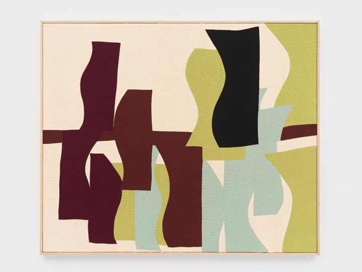 Magic Moments 2023 Hand woven cotton and linen, framed 127 x 152.5 cm *재판매 및 DB 금지