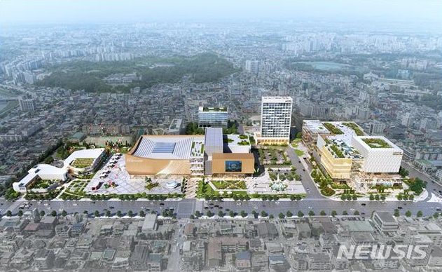 [전주=뉴시스]윤난슬 기자 = 전주종합경기장 MICE복합단지 개발 조감도.(사진=전주시 제공) 