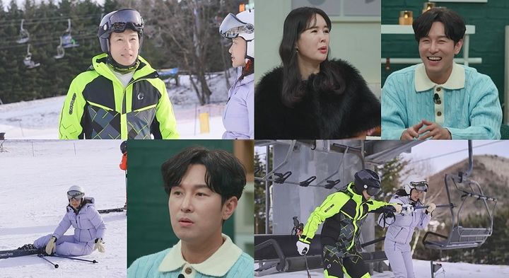 [서울=뉴시스] 10일 오후 9시30분 방송되는 채널A '요즘 남자 라이프-신랑 수업'에서는 김동완과 서윤아의 스키장 데이트가 그려진다. (사진=채널A '요즘 남자 라이프-신랑 수업' 제공) 2024.01.10. photo@newsis.com *재판매 및 DB 금지