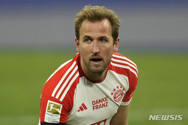 [뮌헨=AP/뉴시스]바이에른 뮌헨의 해리 케인