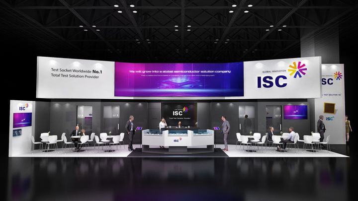 세미콘 코리아(SEMICON KOREA) 2024에 마련된 ISC 전시 부스. (사진=ISC) *재판매 및 DB 금지