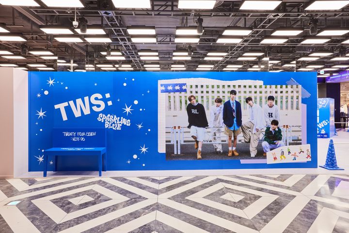 [서울=뉴시스] 그룹 '투어스(TWS)'의 팝업 스토어 '투어스 : 더 뮤지엄 비지터(TWS : THE MUSEUM VISITOR)'. (사진=플레디스엔터테인먼트 제공) 2024.01.18. photo@newsis.com *재판매 및 DB 금지