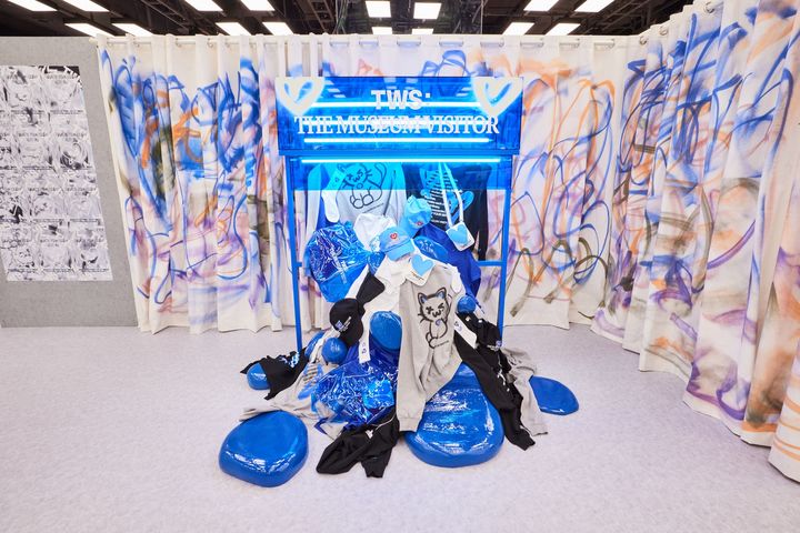 [서울=뉴시스] 그룹 '투어스(TWS)'의 팝업 스토어 '투어스 : 더 뮤지엄 비지터(TWS : THE MUSEUM VISITOR)'. (사진=플레디스엔터테인먼트 제공) 2024.01.18. photo@newsis.com *재판매 및 DB 금지