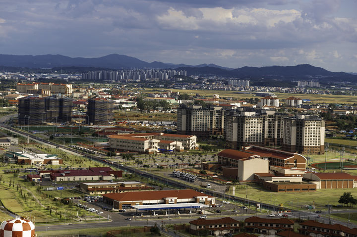 [서울=뉴시스] 경기도 평택에 위치한 세계 최대 미군기지 '캠프 험프리스'. (사진=주한미군 제공) 2024.01.20. photo@newsis.com *재판매 및 DB 금지