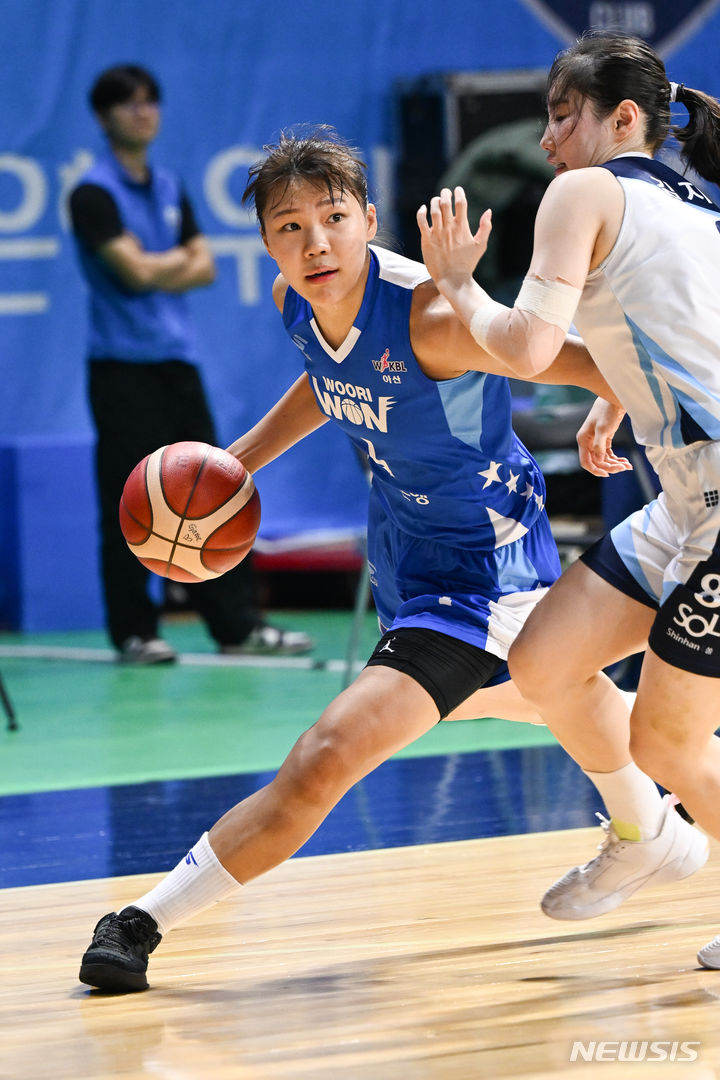 [서울=뉴시스]여자농구 우리은행 박지현. (사진=WKBL 제공)
