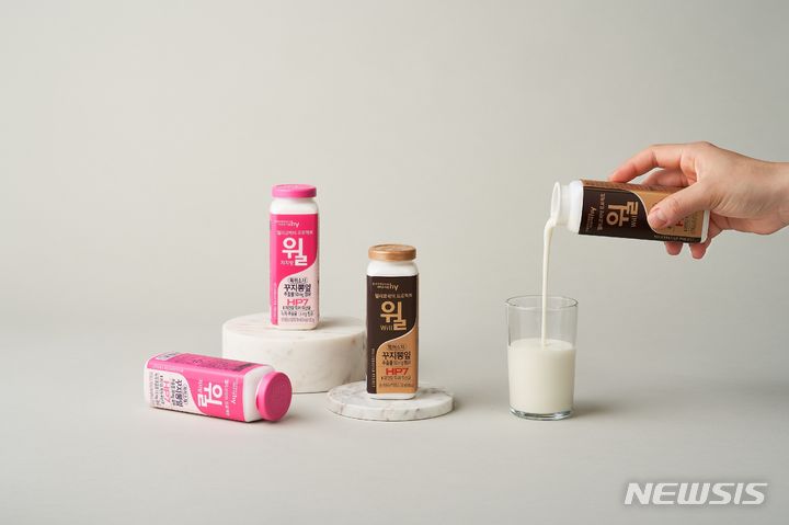 [서울=뉴시스] hy, '헬리코박터 프로젝트 윌' 누적 판매량 50억개 돌파. (사진=hy 제공) 