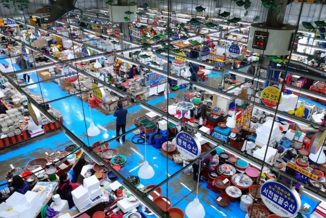 [서천=뉴시스]충남 서천특화시장 내 전경. 2024. 01. 23 *재판매 및 DB 금지