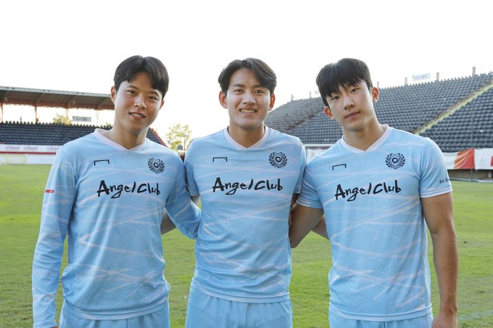 [서울=뉴시스]대구FC 주장단. 왼쪽부터 장성원, 홍철, 고재현. 2024.01.23. (사진= 대구FC 제공) *재판매 및 DB 금지