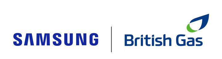 [서울=뉴시스]삼성전자와 영국의 에너지 공급업체 '브리티시 가스(British Gas)' 로고 이미지. (사진 = 삼성전자) 2024.01.24. photo@newsis.com  *재판매 및 DB 금지