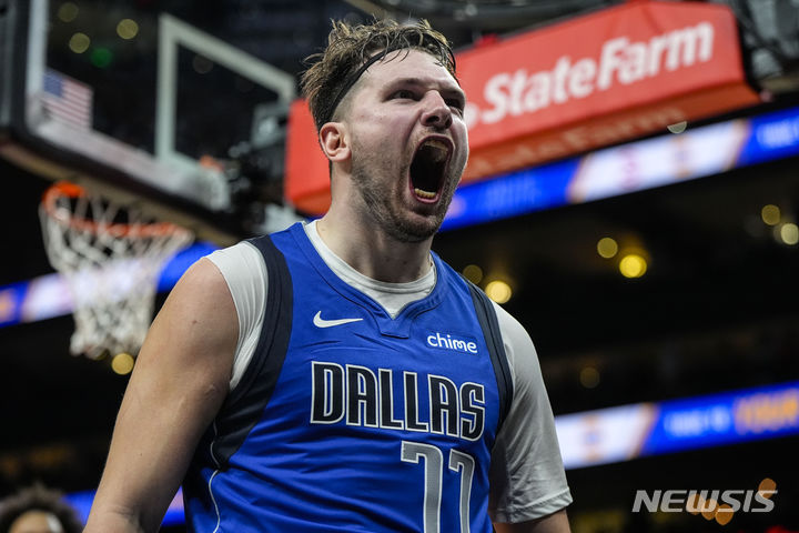 [애틀랜타=AP/뉴시스]NBA 댈러스 매버릭스의 루카 돈치치