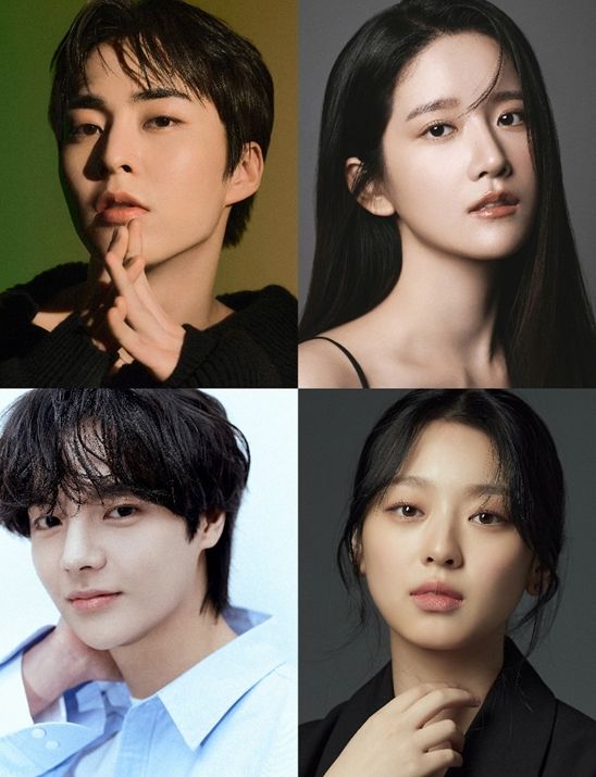 왼쪽 위부터 시계방향 시우민, 엑시, 이수민, 이세온.