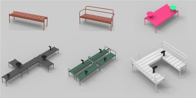 [서울=뉴시스]이성용 디자이너 '마디벤치'.(사진=서울시 제공) *재판매 및 DB 금지
