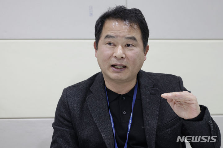 [서울=뉴시스] 최동준 기자 = 임채선 서울시 38세금조사관이 지난달 30일 서울 중구 서울시서소문청사에서 뉴시스와 인터뷰를 하고 있다. 2024.01.30. photocdj@newsis.com