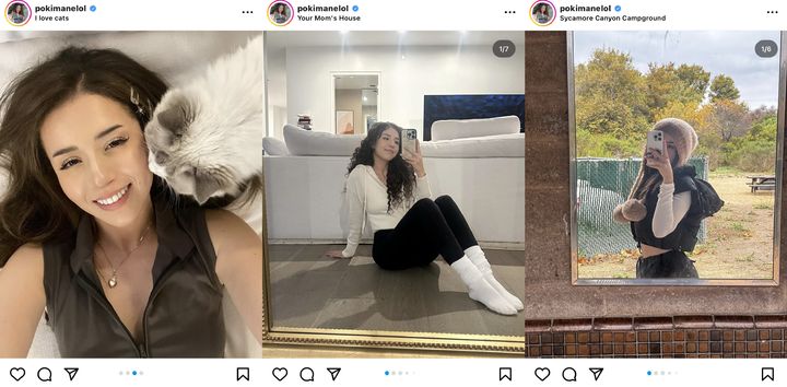 갤럭시S24의 게임 성능을 극찬했던 유명 게임 인플루언서가 일상에선 아이폰을 사용하는 모습이 포착됐다. (사진=인스타그램 계정 'pokimanelol' 캡처) *재판매 및 DB 금지