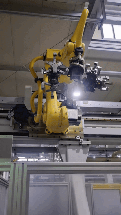 [창원=뉴시스] 현대위아 생산 설비에서 자동화 공정이 진행되는 모습 (사진=안경무 기자) 2024.2.6 photo@newsis.com *재판매 및 DB 금지