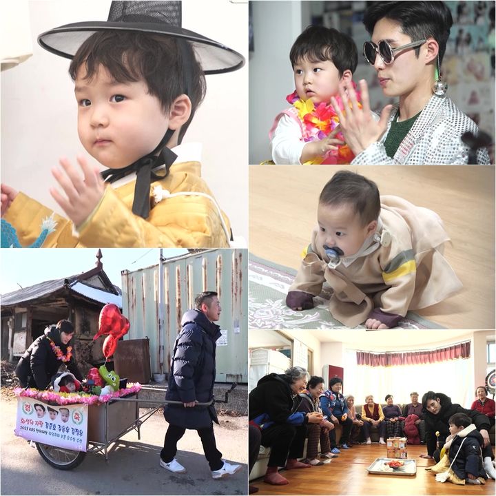 [서울=뉴시스] 6일 오후 8시55분 방송되는 KBS 2TV 예능물 '슈퍼맨이 돌아왔다'(이하 '슈돌')에는 '새해에도 언제나 함께해용'편으로 소유진과 최근 둘째를 득남한 개그맨 장동민이 스페셜 내레이션으로 참여한다. (사진=KBS 2TV '슈퍼맨이 돌아왔다' 제공) 2024.02.06. photo@newsis.com *재판매 및 DB 금지