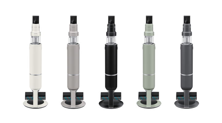 [서울=뉴시스]삼성전자가 흡입력과 AI 기능을 강화한 무선 스틱 청소기 '비스포크 제트 AI' 신제품을 8일 출시한다. 사진은 2024년형 '비스포크 제트 AI' 제품. (사진 = 업체 제공) 2024.02.07. photo@newsis.com *재판매 및 DB 금지