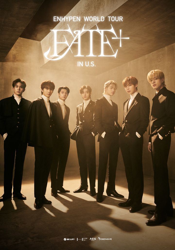 [서울=뉴시스] 그룹 엔하이픈 앙코르 월드투어 포스터. (사진=빌리프랩 제공) 2024.02.07. photo@newsis.com *재판매 및 DB 금지