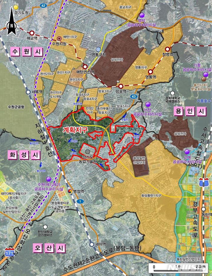 [화성=뉴시스] 화성 진안지구 위치도(사진=화성시 제공)2024.02.07.photo@newsis.com