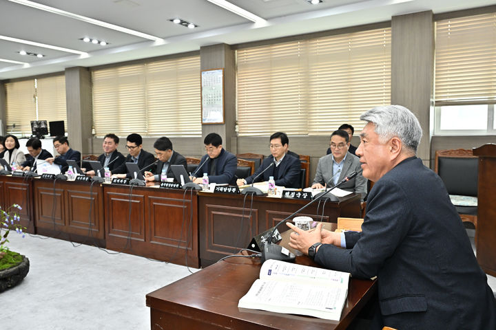 [정선=뉴시스] 2025년도 국도비 확보 추진계획 보고회. (사진=정선군 제공) 2024.02.14. photo@newsis.com *재판매 및 DB 금지