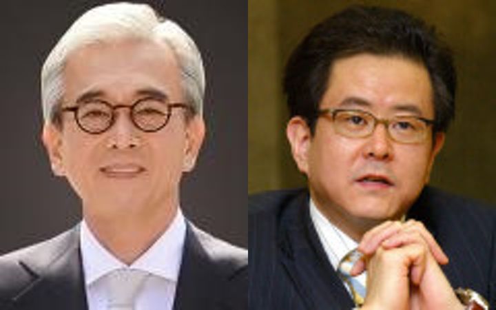 채형석 애경그룹 총괄부회장(좌), 채동석 애경산업 대표이사 부회장(우) (사진=AK홀딩스 제공) *재판매 및 DB 금지