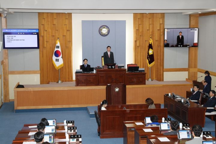 울산 남구의회, 새해 첫 임시회 개회…10개 안건 심사