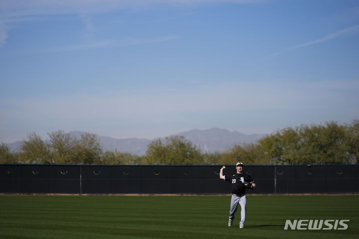 [피닉스=AP/뉴시스]시카고 화이트삭스 에릭 페디. 2024.,02.16.