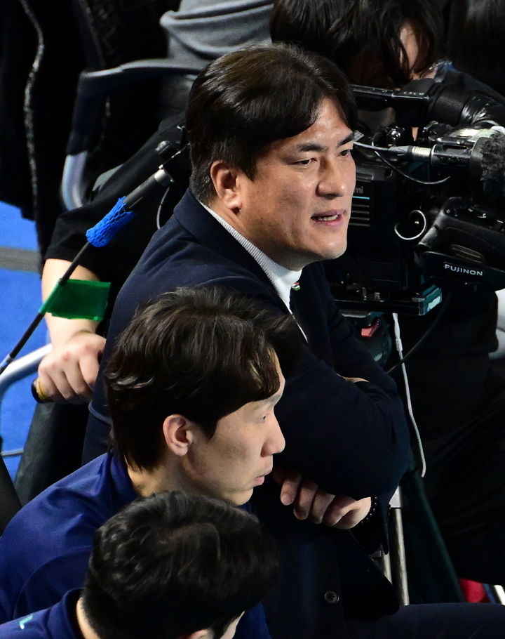 [서울=뉴시스]차상현 감독. 2024.02.14. (사진=한국배구연맹 제공) *재판매 및 DB 금지