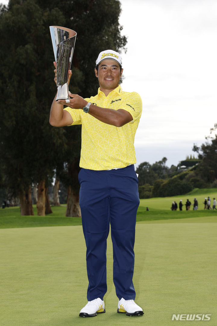 [퍼시픽 팰리세이즈=AP/뉴시스] 마쓰야마 히데키