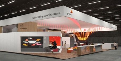 MWC 2024에 설치되는 PwC 부스. (사진=삼일PwC 제공) *재판매 및 DB 금지